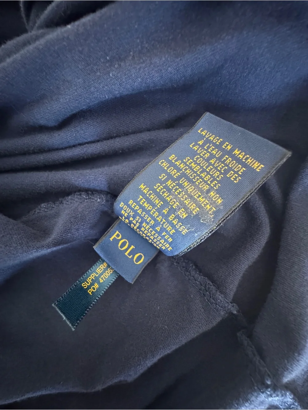 Polo Ralph Lauren Girls Navy Cotton T Shirt Dress Medium